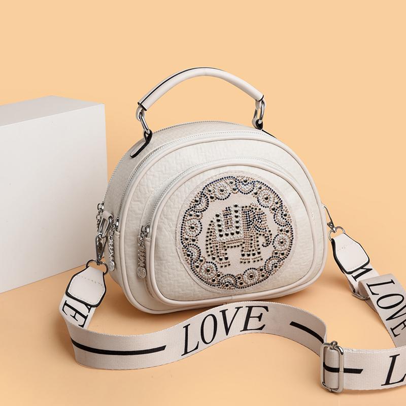 Новая модная ретро-сумка из искусственной кожи для женщин через плечо — фото 3