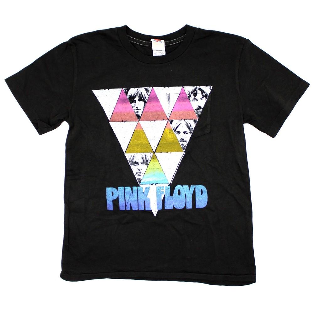 

Boys Pink Floyd Triangles by Junk Food Vintage T-shirt Youth Coal L