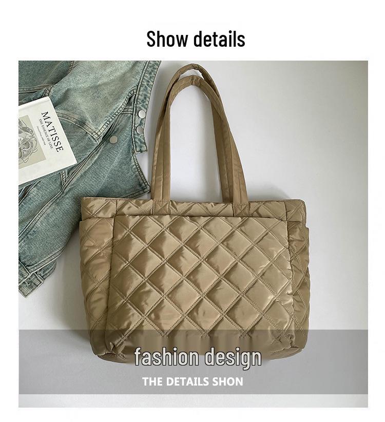 Large Capacity Cross-Border Tote Bag - Fashionable, Multifunctional, Versatile, and Casual Single Shoulder Bag