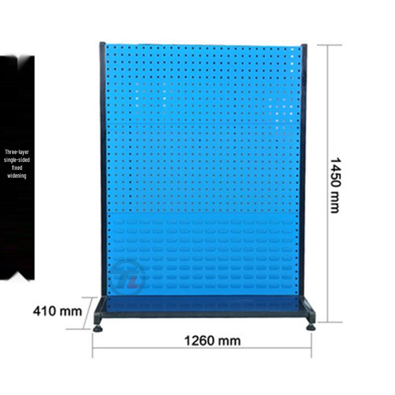 Dual-Sided Tool Pegboard Display & Storage Rack