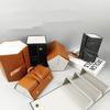 Creative Hexagonal Sunglasses Storage Box PU Leather Glasses Multi-layer Storage Box Foldable Sunglasses Storage Display Box