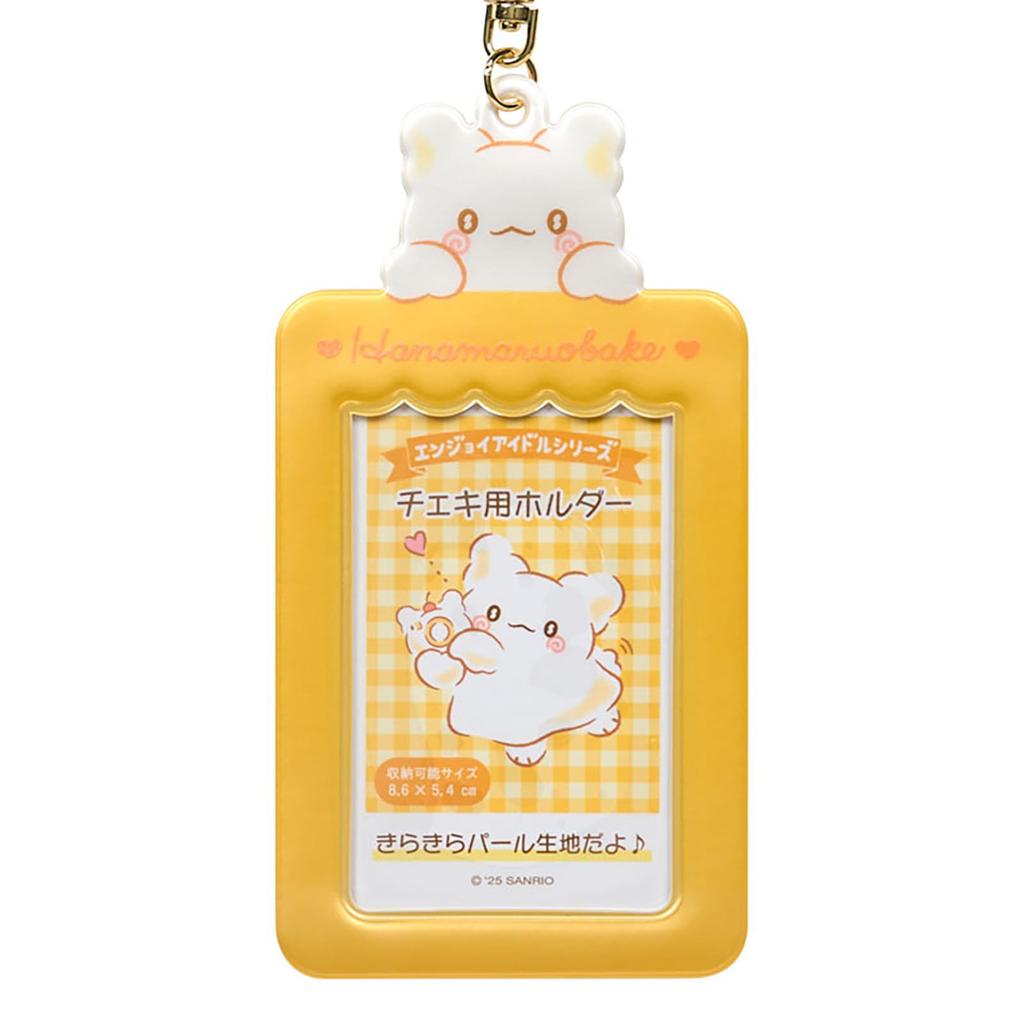 Sanrio Cheki Holder (Enjoy Idol) Hanamaru Ghost PVC/Steel Storing Size: Approx. 5.4 X 8.6cm Card Case 600351