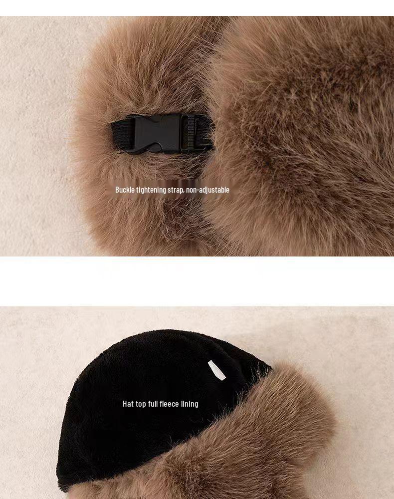 Unisex Warm Ushanka Hat, Faux Fox Fur, Windproof & Snowproof with Ear Protection for Autumn/Winter.