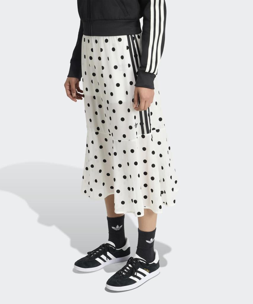 ADIDAS Sheer Polka Dot Skirt - White / Kv1176