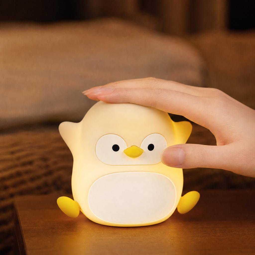 USB-Ladung Silikon-Wasserhahn Nachtlicht Nachttisch Kinder Dekoration Geschenk für Schlafzimmer