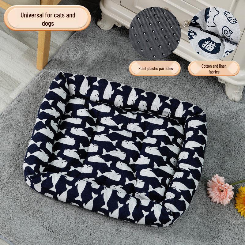 All-Season Pet Bed: Versatile Mat for Small to Large Dogs and Cats