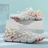 Fashion Men Minimalist Barefoot Shoes Zero Drop Unisex Wide Width Fashion Sneaker Breathable Mesh Men Barefoot Wide-toed Shoes Soft Sole