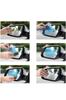 Car Side Mirror Anti-Rain Gliding Film - 2 Pieces Set