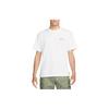 Nike T Shirts Men's White Crew Neck Moderate Straight Fit DR7768-100