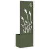 Garden Privacy Screen Canvas Olive Green 50 X 140 Cm