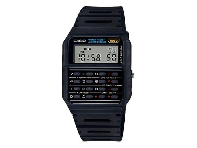 

Casio Standard Watch CA-53W-1Z Men s Black with Plastic Case Water Resist NEW
