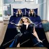 Rapper Singer C-CelineS Dion Bedding Set Singer C-Celine Dion Duvet Cover Pillowcase For Adult Boy Girl Bedroom Decoration029