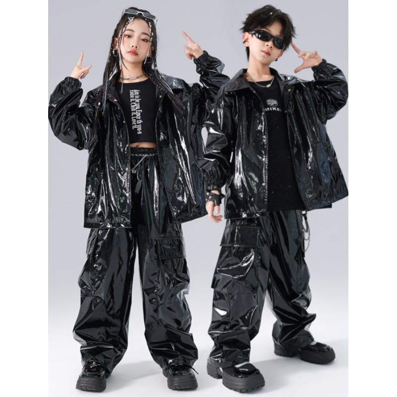 Costumi per Bambini Street Dance Abbigliamento per Performance Hip-Hop Costumi per Performance Jazz