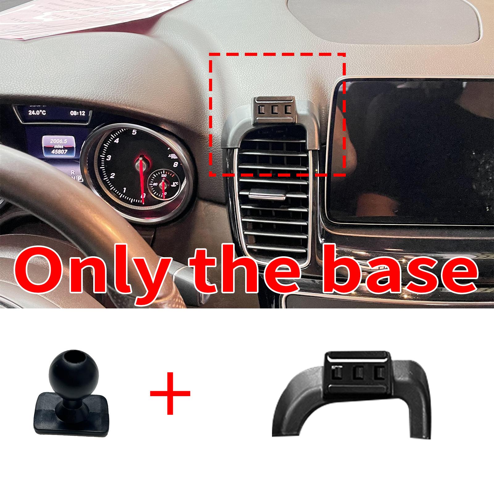 

Car Mobile Phone Holder Accessories for Mercedes Benz GLE W166 2015~ GPS Bracket Navigation Stand Auto Only Base