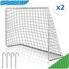 But de Football Portable d'Entraînement 2 Pcs 183 X 122 X 61 Cm Ns-485