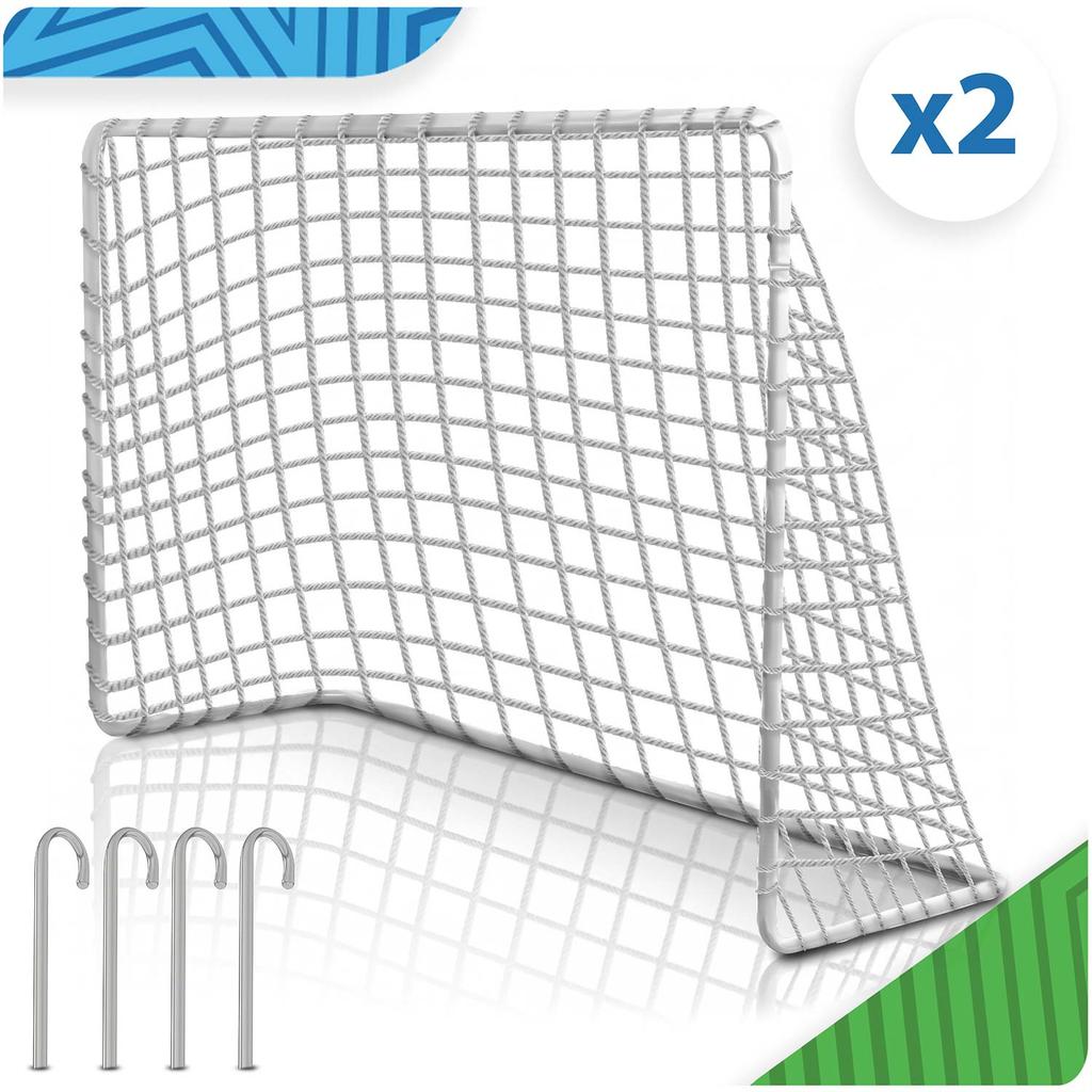But de Football Portable d'Entraînement 2 Pcs 183 X 122 X 61 Cm Ns-485