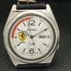 SEIKO AUTOMATIC VINTAGE JAPAN 7009A MENS FERRARI DIAL WATCH a700410-5
