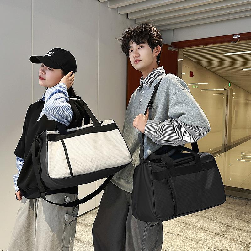 Men and Women Same Style Trendy Sports Pressure Relief Portable Fitness Bag for Leisure Travel Large Capacity Luggage Storage Bag
