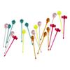 Merry Christmas Candy Fruit Fork Kid Cake Fruit Toothpick Bento Lunch Party