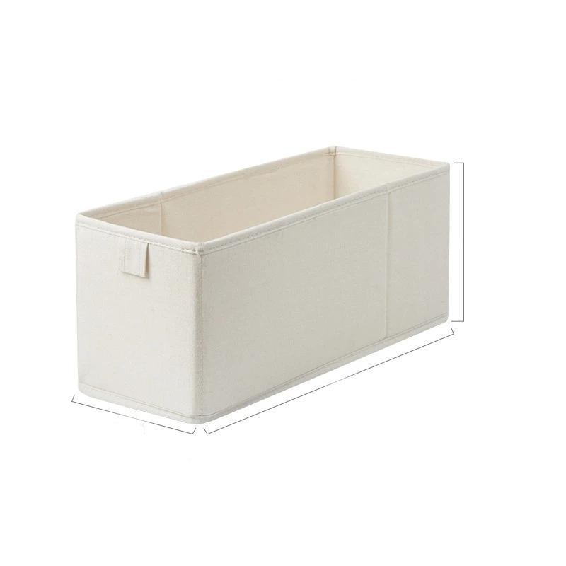1 Stück Langlebiger Aufbewahrungsbehälter Platzsparend Faltbare Stoff-Aufbewahrungsboxen Strapazierfähig Und Stabil Socken Unterwäsche Organizer Für Schublade