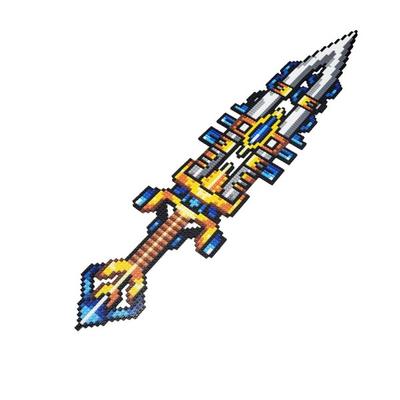 Deform Block 8mm Large Sword Making a Large Sword, 6 Emperor's Sword, Korean Popular Toys