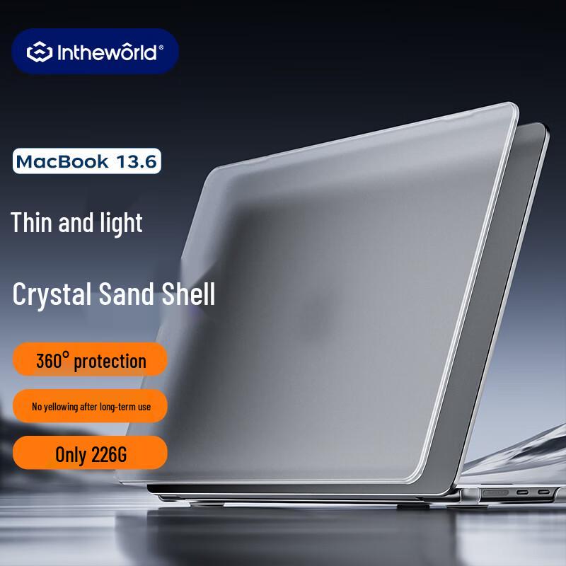 Jichuan MacBook Air 13.6-inch Frosted Protective Case