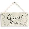 Guest Room - Vintage Style PVC Door Sign/Plaque Bedroom