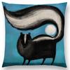 Abstract Fantasy Animals Painting Sofa Throw Pillow Case Dachshund Owl Cat Dog Squirrel Rabbit Fox Elephant Cushion Cover