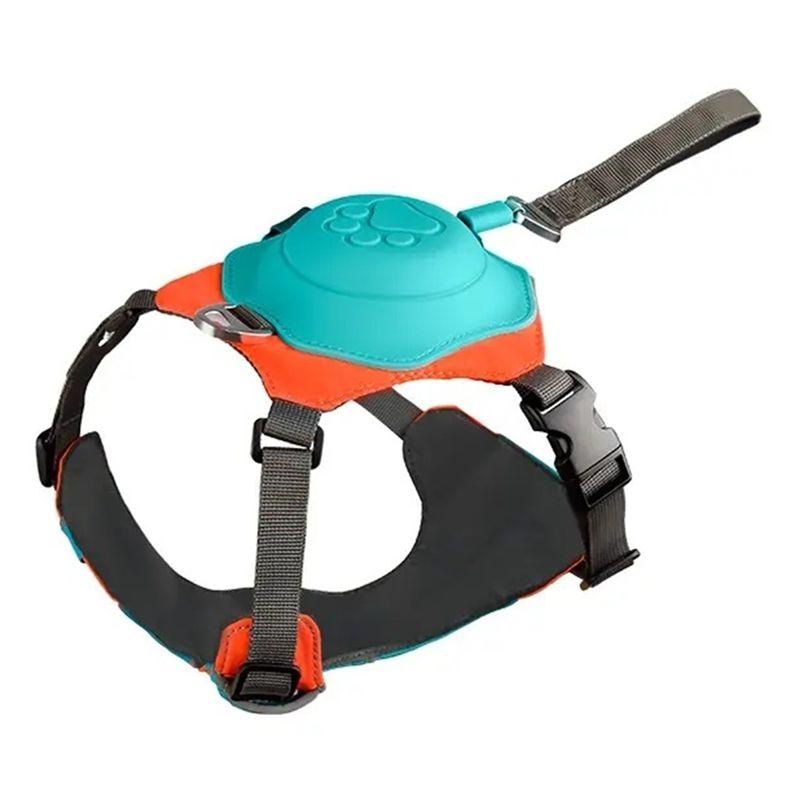 Practical-2-In-1 No Pull Dog Harness With Retractable Leash,Automatic Anti Burst Impact Function,Adjustable Breathable Dog Vest