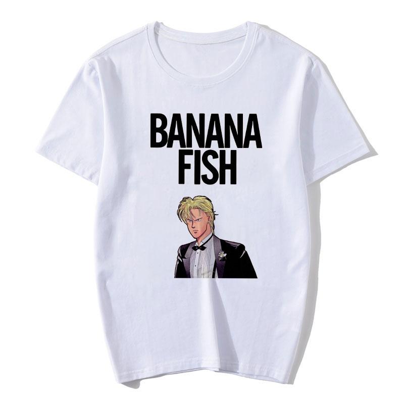 Banana Fish T Shirt Women Anime Japanese Manga T-Shirt Cartoon Graphic Tees Summer Tops Harajuku Women Fashion Tees Tshirts