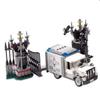 1619PCS MOC Arkham Asylum Building Block Set, DC Villains Gothic Architecture Castle  Model, Display Decor for Adult Fans Kids