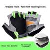 Unisex Half Finger Cycling Gloves with Silicone Grip for Shock Absorption, Anti-Slip, Ideal for Summer, Fishing, and Mountain Climbing.
