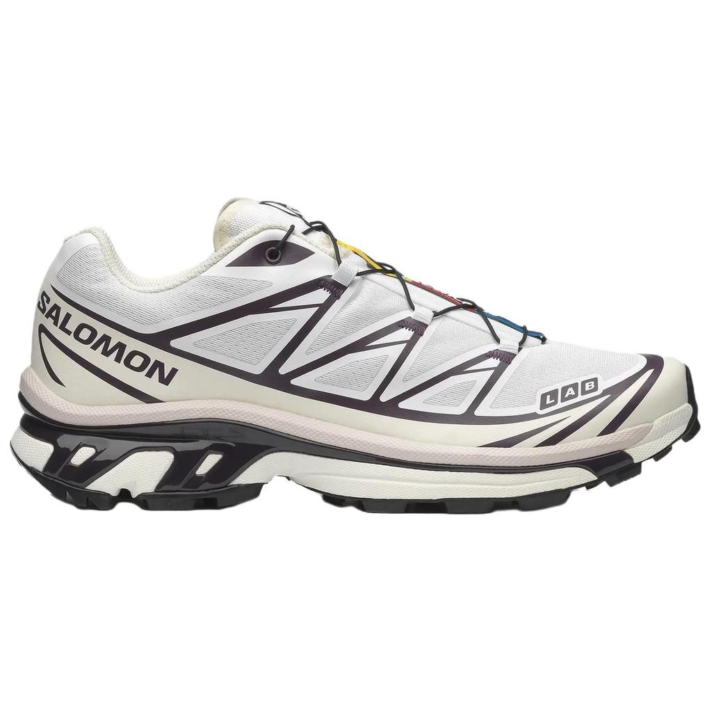 Salomon Xt-6 Comfortable Soft Durable Low-Top Trail Running Shoes Unisex sneaker White 478646