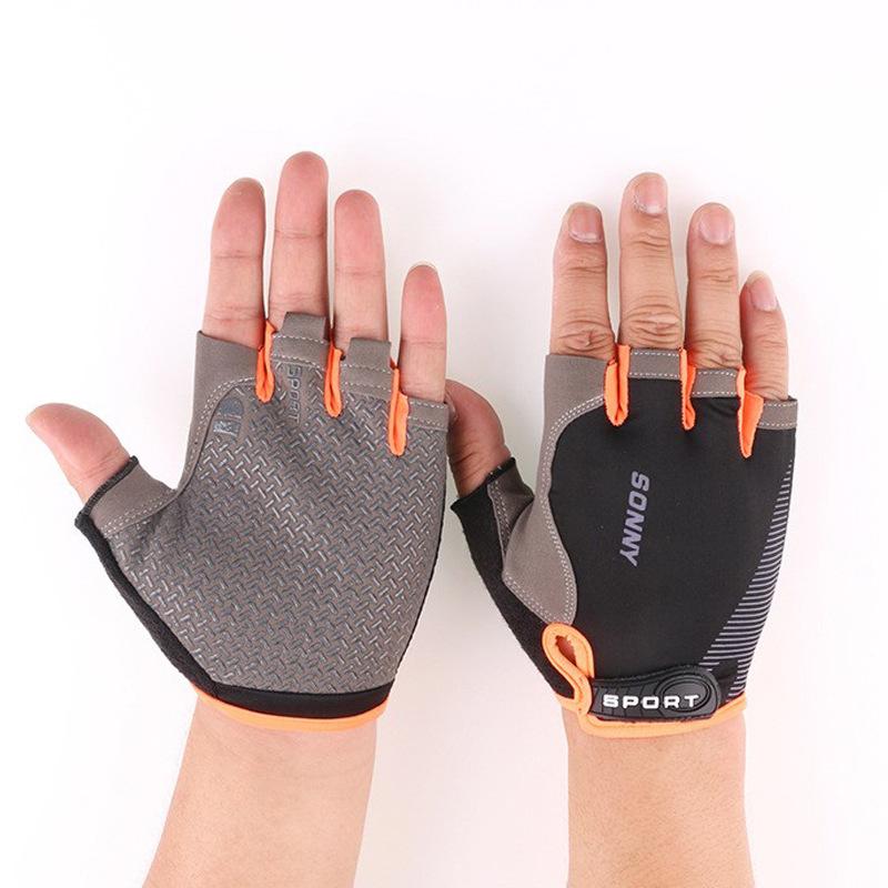

Весенне-летние велосипедные фитнес-перчатки тонкого стиля для мужчин и женщин, для упражнений, альпинизма, занятий спортом на открытом воздухе, дышащие, с защитой от солнца, перчатки с полупальцами XL