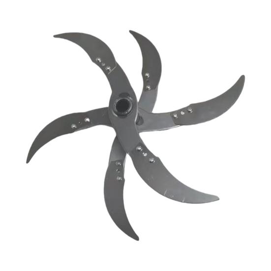 Rustfrie gressklipperblader for elektrisk drill Justerbar diameter Gressklipper Erstatningssett Rustsikker Skarp Grønnsakskuttersett