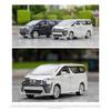 1/32 Toyota Vellfire MPV Alloy Car Model Sound and Light Pull Back Children's Toy Collectibles Birthday Gift