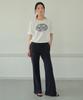 Wednesday Oasis For Woman Semi-High-Waisted Bootcut Pants_Black(Wb6Pt17)