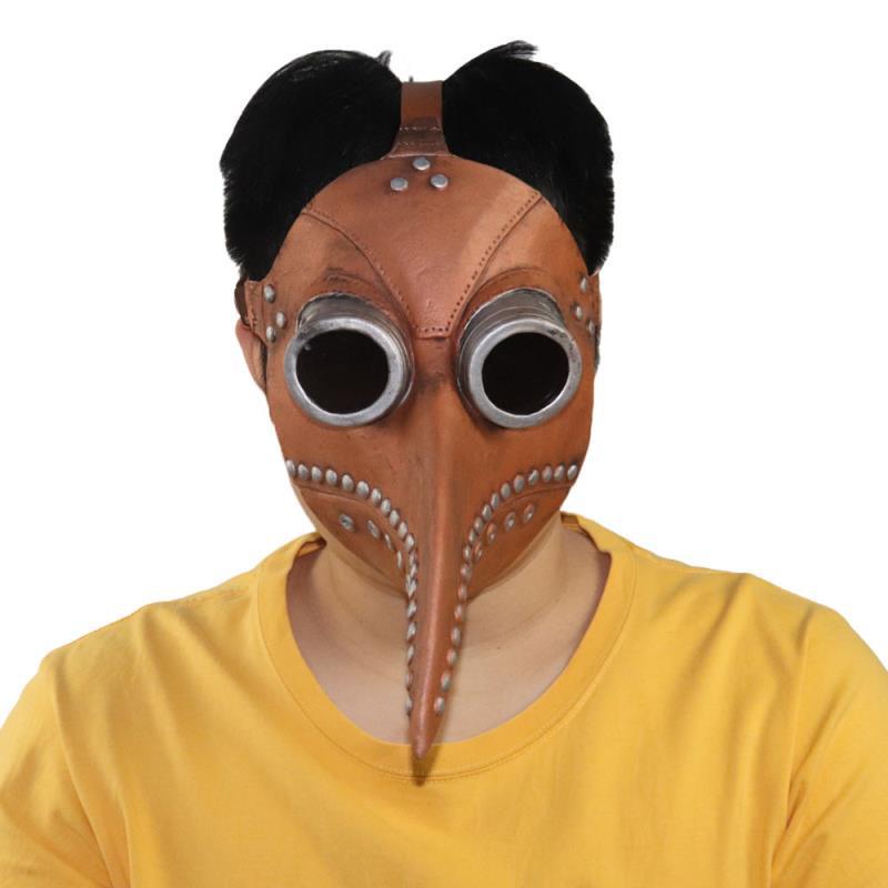 Plague Doctor Beak Mask Halloween Steampunk Mask Crow Beak Bird Beak Mask punk