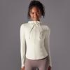 Outdoor Sun Protection Clothes, Tight Fitting Sports Running Fitness Tops, Yoga Clothes, UV Resistant Breathable Hooded Zipper Jacket