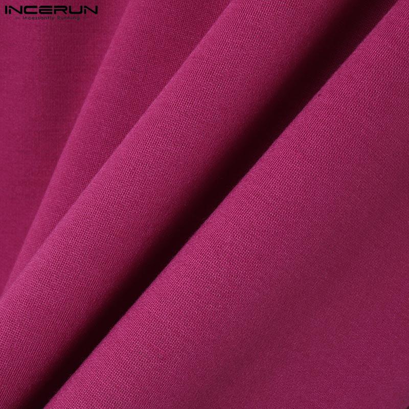 INCERUN Bărbați Toamnă Fermoar Mânecă lungă Hanorace cu glugă Hanorace casual