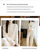 Women's Solid Color Wool Cardigan - High Neck, Long Sleeve, Loose Fit Sweater 