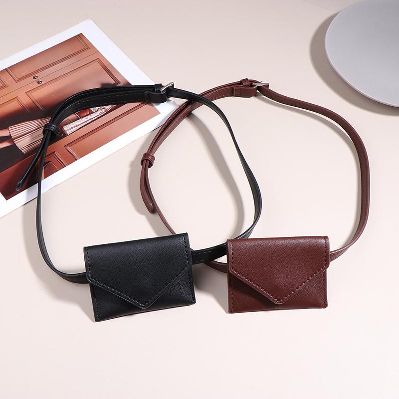 Elegant Leather Waist Belt Bag For Women Crossbody Waist Purse Fanny Pack Evening Clutch Mountaineering Bag Christmas Gifts