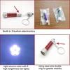 LED Keychain Flashlight Portable Mini Light with Keyring Lightweight Travel Flashlight for Outdoor & Emergency Use