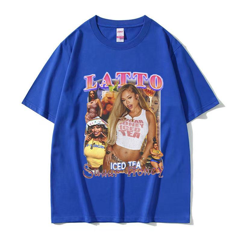 Rapper Big Latto Graphic T Shirt Unisex Women Hip Hop Retro Aesthetic Short Sleeve Tshirt Fashion Oversized Cotton Tees Streetwear