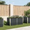 Raised Garden Bed Anthracite Grey 160 X 80 X 77 Cm Galvanized Steel