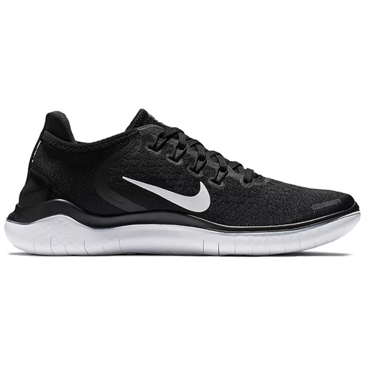 Nike Free RN 2018 Čierne Dámske Tenisky Biele 942837-001