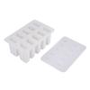 Popsicle Molds Food Grade Silicone Frozen Ice Cream Maker for Children Summer White