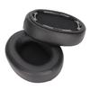 Headphone Ear Pads Noise Insulating Memory Foam Soft Protein Leather Replacement Headset Ear Cushions for ATH SR50 Black