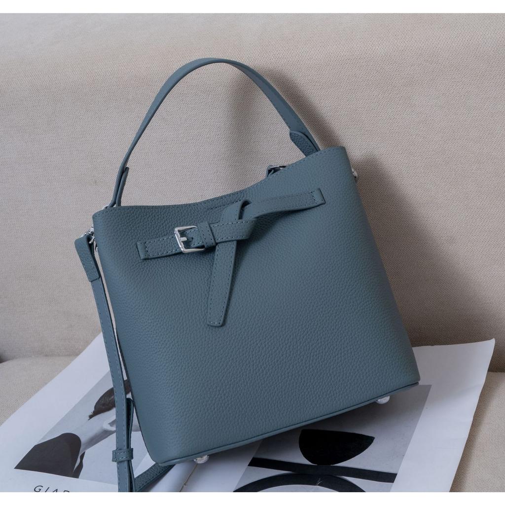 Cowhide Shoulder Women's Bag, Mother and Child Bag, Large-capacity Messenger Lady, Fashionable and Simple Versatile Bag Soft