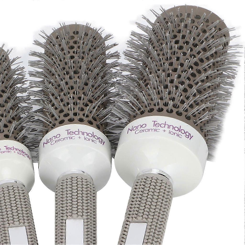 5pcs Round Brush Set Heat Conduction Hairbrush Comb Hairdressing Tool Set for Blow Drying Curling